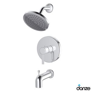 Crete Single Handle Tub And Shower Faucet