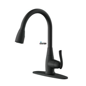 Terrazo Single Handle Pull Down Kitchen Faucet