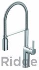 Italia 8" Single Handle Pull-Down Commercial Kitchen Faucet