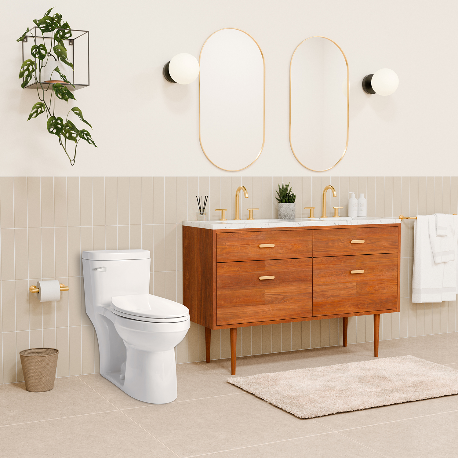 1718618 - WaterRidge Single Flush One Piece Toilet - C221952
