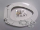 C55006042-GBG1 - Toilet Seat Cover Coo05 500*360mm Fit For D21079c No Logo White