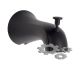 D606467BS - Draper & Vaughn Tub Spout w/ Diverter Satin Black