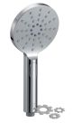 S22C4H01CP - 3 Setting Plastic Handheld Showerhead-Spray- Massage- Spray + massage -Max 2.0 gpm at 80psi -4