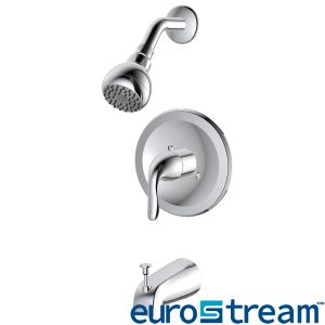Single handle pressure balance tub and shower faucet