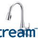 Single handle pull-down kitchen faucet